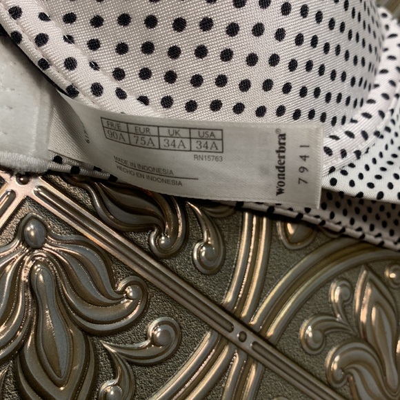 🌹Vassarette & Wonder Bra • Cute Push-up Bra Bundle Black and Polka Dot - Picture 8 of 10